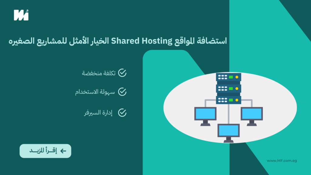 استضافة المواقع Shared Hosting: الخيار الأمثل للمواقع الصغيرة بتكلفة منخفضة وأداء متميز